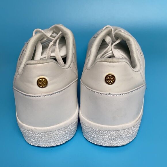 New Daisy Fuentes Tali white leather sneakers 8 1/2 - Picture 3 of 9